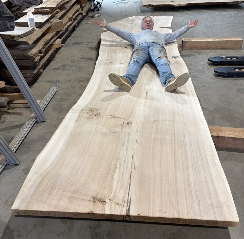 boomstam tafel , vergadertafel